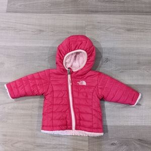 North face infant perrito reversible jacket like new